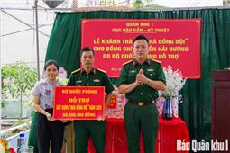 Cục Hậu cần-Kỹ thuật tổ chức khánh thành và bàn giao 